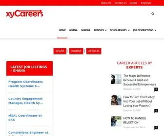 Xycareers.com(XY Careers) Screenshot