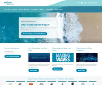 Xyleminc.com(Xylem Water Solutions & Water Technology) Screenshot