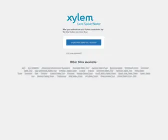 Xylemsales.com(Log In ‹ Global Master) Screenshot