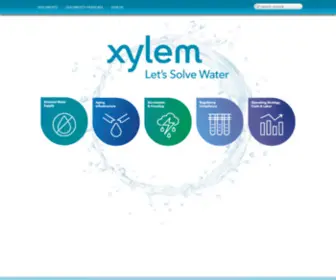 Xylemwsus.com(Xylem Water Solutions U.S) Screenshot