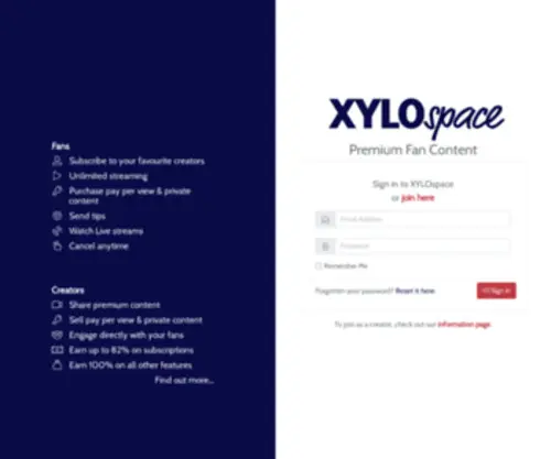 Xylo.space(Premium Creator Content) Screenshot