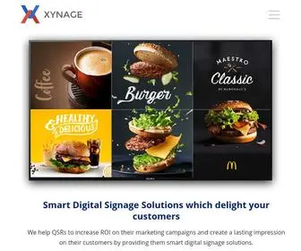 Xynage.io(Enterprise Digital Signage Solutions) Screenshot