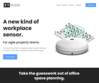 Xysense.com(Occupancy sensor for offices) Screenshot