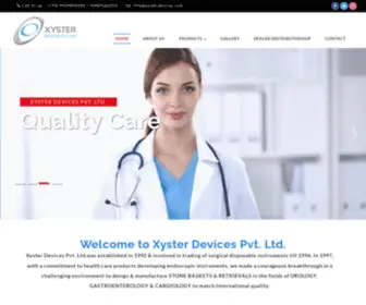 XYsterdevices.com(Xyster Devices Pvt) Screenshot