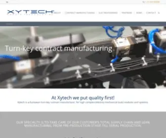 Xytech.com(Xytech Module Technologies has a solid reputation as turn) Screenshot