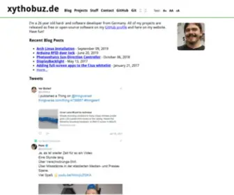 XYthobuz.de(Electronics & Software Projects) Screenshot