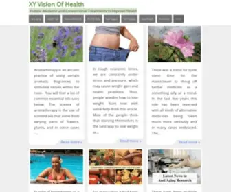 Xyvision.com(XY Vision Of Health) Screenshot