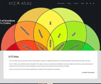 Xyzatlas.org(Mapping Emotional Experiences) Screenshot