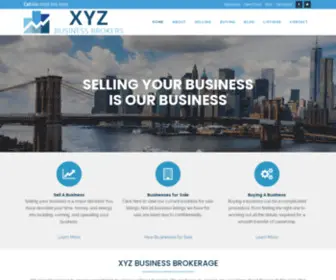 XYzbusinessbrokers.com(XYZ Business Brokers) Screenshot