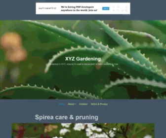 XYzgardening.com(Add more credibility to your site) Screenshot