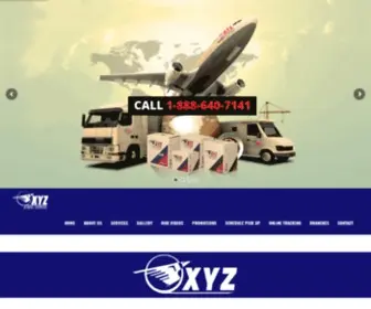 XYZGlobalexpress.com(XYZ Global Express Inc) Screenshot