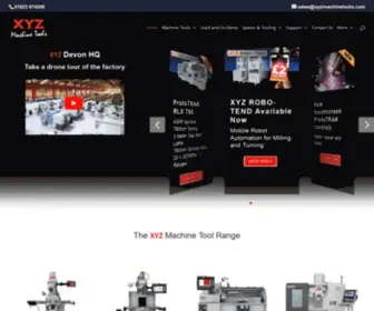 XYzmachinetools.com(XYZ Machine Tools) Screenshot