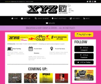 XYzmagazine.co.uk(Brighton' what's on magazine) Screenshot