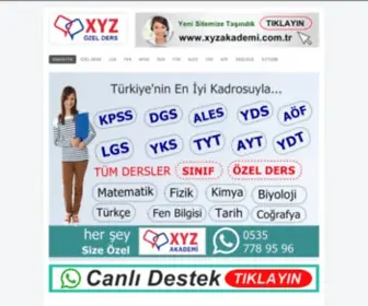 Xyzozelders.com(XYZ Özel Ders) Screenshot