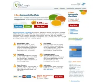 Xzeroscripts.com(XZero Community Classifieds) Screenshot