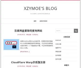 XZymoe.com(XZYMOE'S BLOG) Screenshot