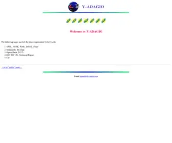 Y-Adagio.com(Start Page) Screenshot