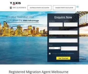 Y-Axis.com.au(Migration Consultant) Screenshot