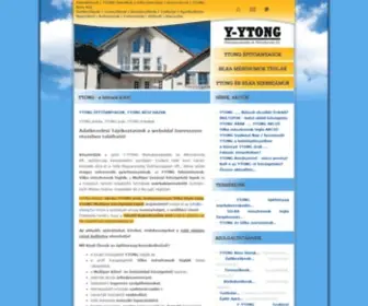 Y-Ytong.hu(Y-YTONG Kft) Screenshot