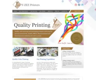 Y-Zee.com(Digital Printing Company) Screenshot