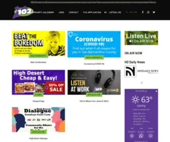 Y102FM.com(The High Desert's Radio Station) Screenshot