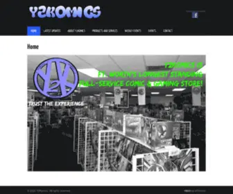 Y2Komics.com(Comic Book store in Fort Worth) Screenshot