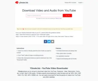 Y2Mate.biz(YouTube Video Downloader) Screenshot