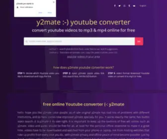 Y2Mate.pw(Y2mate free online Youtube converter) Screenshot