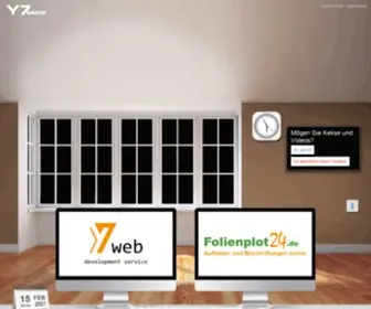 Y7-Group.com(Agentur für moderne Webentwicklung in Darmstadt bei Frankfurt) Screenshot
