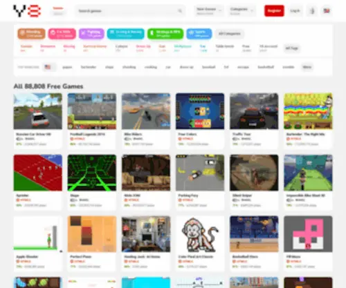 Y8Gamesfun.com(Explore the Best Online Free Games) Screenshot
