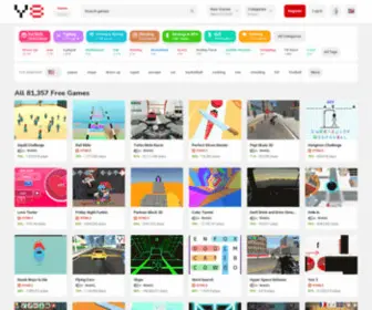 Y8ME.com(Explore the Best Online Free Games) Screenshot