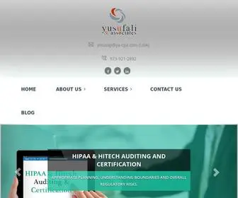 YA-Cpa.com(Yusufali & Associates) Screenshot