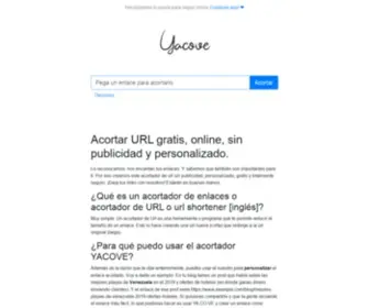 YA.co.ve(Acortar URL Gratis) Screenshot