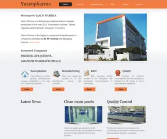 Yaacopharma.com(Yaaco Pharma) Screenshot