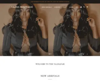 Yaanaboutique.com(EMBRACE YOUR CURVES WITH AFFORDABLE CLOTHING) Screenshot