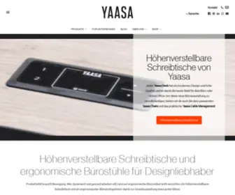 Yaasa.ch(Höhenverstellbarer Schreibtisch) Screenshot