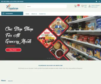 Yaashree.com(Bringing joy to your doorstep) Screenshot