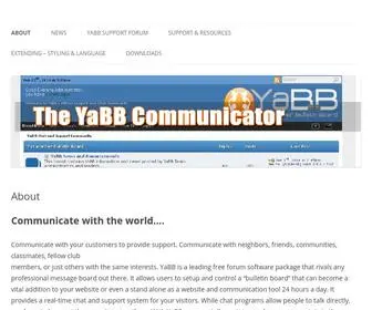 Yabbforum.com(The YaBB Communicator) Screenshot