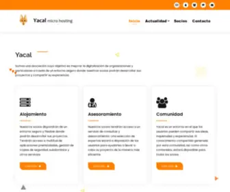 Yacal.es(Yacal micro hosting) Screenshot