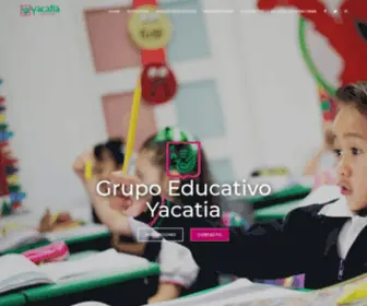 Yacatia.edu.mx(Grupo Educativo Yacatia) Screenshot