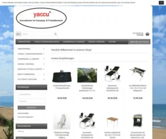 Yaccu.com(Innovationen im Camping) Screenshot