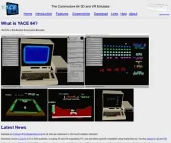 Yace64.com(The Commodore 64 Emulator) Screenshot