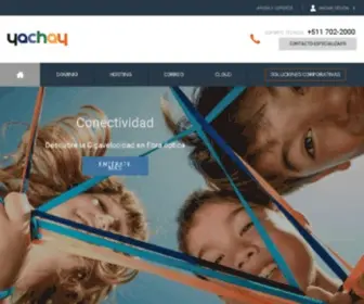 Yachay.com.pe(Ventana para el Desarrollo) Screenshot