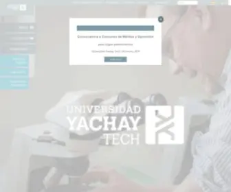 Yachaytech.edu.ec(Yachay Tech) Screenshot