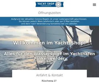 Yacht-Shop.de(Alles für den Wassersport) Screenshot