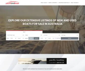 Yachtandboat.com.au(Yacht & Boat) Screenshot