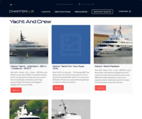 Yachtandcrew.com(Yacht And Crew) Screenshot
