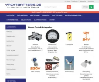 Yachtbatterie.de(Yachtzubehör) Screenshot