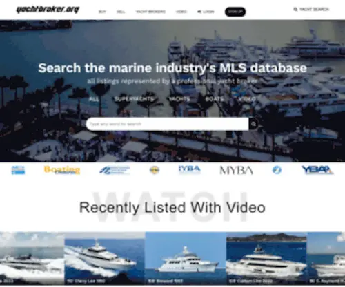 Yachtbroker.org(Yachts & Boats For Sale) Screenshot