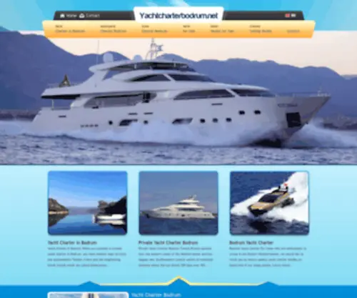 Yachtcharterbodrum.net(Yacht Charter Bodrum) Screenshot